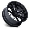 Mutiny - 22in, Fusion Forged, Matte Black W/ Gloss Black Lip, 22X9.5, 6X135, 20mm, 194933404469, SAEJ2530, 194933404469