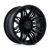 Mutiny - 22in, Fusion Forged, Matte Black W/ Gloss Black Lip, 22X10, 8X170, 0mm, 194933431502, SAEJ2530, 194933431502