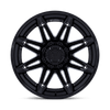 Brawl - 24in, Fusion Forged, Matte Black W/ Gloss Black Lip, 24X12, 8X180, -44mm, 194933325771,, 194933325771