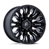 Flame - 20in, Cast Aluminum, Gloss Black Milled, 20X9, 8X6.5, 1mm, 194933320066,, 194933320066