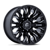 Flame - 20in, Cast Aluminum, Gloss Black Milled, 20X9, 8X6.5, 1mm, 194933320066,, 194933320066