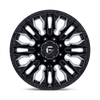 Flame - 20in, Cast Aluminum, Gloss Black Milled, 20X9, 8X6.5, 1mm, 194933320066,, 194933320066