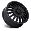 Arc Dually - 22in, Cast Aluminum, Blackout, 22X8.25, 8X6.5, 104mm, 194933364954, SAE J2530 JWL VIA, 194933364954