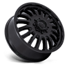 Arc Dually - 20in, Cast Aluminum, Blackout, 20X8.25, 8X210, 104mm, 194933365043, SAE J2530 JWL VIA, 194933365043