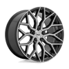 Mazzanti - 20in, Cast Aluminum, Gloss Black Brushed Face, 20X9, 5X112, 27mm, 194933075133,, 194933075133