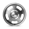VN506 - 17in, Cast Aluminum, Mag Gray Center W/ Polished Lp, 17X7, 5X4.75/5.0, 0mm, 885463246918, SAE J2530, 885463246918