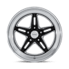 Groove - 20in, Flow Formed Aluminum, Gloss Black W/ Diamond Cut Lip, 20X8.5, 5X5.0, 6mm, 194933330126, SAE J2530 JWL VIA, 194933330126