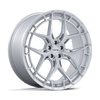 Riviera - 22in, Flow Formed Aluminum, Gloss Silver W/ Brushed Face, 22X10.5, 5X120, 38mm, 194933428939, SAEJ2530, 194933428939