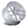 Riviera - 20in, Flow Formed Aluminum, Gloss Silver W/ Brushed Face, 20X11, 5X115, 20mm, 194933429028, SAEJ2530, 194933429028