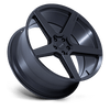 Modena - 20in, Cast Aluminum, Matte Black, 20X9, 5X4.5, 35mm, 194933400317, SAE J2530 JWL VIA, 194933400317