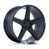 Modena - 22in, Cast Aluminum, Matte Black, 22X9, 5X112, 15mm, 194933400218, SAE J2530 JWL VIA, 194933400218