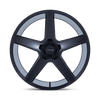 Modena - 22in, Cast Aluminum, Matte Black, 22X9, 5X112, 15mm, 194933400218, SAE J2530 JWL VIA, 194933400218