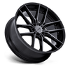 Prodigy 6 - 22in, Cast Aluminum, Gloss Black Dark Tinted Clear, 22X9.5, 6X135, 25mm, 194933359691, SAE J2530 JWL VIA, 194933359691