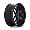 Rise - 24in, Cast Aluminum, Gloss Black, 24X10, 5X130, 20mm, 194933386024, SAE J2530 JWL VIA, 194933386024