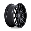 Prodigy 6 - 24in, Cast Aluminum, Gloss Black Dark Tinted Clear, 24X10, 6X135, 25mm, 194933359677, SAE J2530 JWL VIA, 194933359677