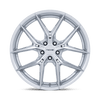 Prodigy 5 - 20in, Flow Formed Aluminum, Silver W/ Machined Face, 20X9, 5X120, 27mm, 194933362202, SAE J2530 JWL VIA, 194933362202