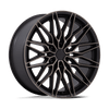 Calabria 6 - 24in, Cast Aluminum, Matte Black Machined Dark Tint, 24X10, 6X5.5, 20mm, 194933339983, SAE J2530 JWL VIA, 194933339983
