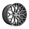 Mazzanti - 20in, Cast Aluminum, Gloss Black Brushed Face, 20X9, 5X120, 35mm, 194933075157,, 194933075157