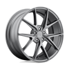 Misano - 19in, Cast Aluminum, Matte Gun Metal, 19X8.5, 5X4.5, 45mm, 885463877488,, 885463877488