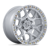 Puma - 17in, Cast Aluminum, Gloss Silver W/ Machined Face, 17X9, 5X5.0, -12mm, 194933431212, SAEJ2530, 194933431212