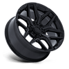 Flux - 22in, Cast Aluminum, Gloss Black, 22X9.5, 6X135, 20mm, 194933331734, SAEJ2530, 194933331734