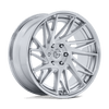 Dynamo - 20in, Fusion Forged, Gloss Silver Brushed W/ Chr-Lp, 20X10, 6X5.5, -18mm, 194933433421, SAEJ2530, 194933433421