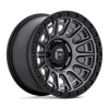 Cycle - 17in, Cast Aluminum, Matte Gunmetal W/ Black Ring, 17X9, 6X5.5, 1mm, 194933211012,, 194933211012