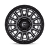 Cycle - 17in, Cast Aluminum, Matte Gunmetal W/ Black Ring, 17X9, 6X5.5, 1mm, 194933211012,, 194933211012