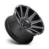 Contra - 20in, Cast Aluminum, Matte Black Milled, 20X9, 6X135/5.5, 2mm, 885463860565, SAE J2530 JWL VIA, 885463860565