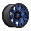 Traction - 17in, Cast Aluminum, Dark Blue W/ Black Ring, 17X9, 6X5.5, 1mm, 194933196333, SAE J2530 JWL VIA, 194933196333