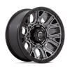 Traction - 20in, Cast Aluminum, Matte Gunmetal W/ Black Ring, 20X9, 8X6.5, 1mm, 194933200375, SAE J2530 JWL VIA, 194933200375