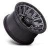 Traction - 17in, Cast Aluminum, Matte Gunmetal W/ Black Ring, 17X9, 6X5.5, -12mm, 194933196425, SAE J2530 JWL VIA, 194933196425