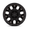 Traction - 17in, Cast Aluminum, Matte Black W Double Dark Tint, 17X9, 5X5.0, 1mm, 194933196500, SAE J2530 JWL VIA, 194933196500