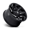 Reaction - 20in, Cast Aluminum, Gloss Black Milled, 20X9, 6X135/5.5, 1mm, 194933072842,, 194933072842