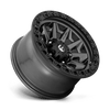Covert - 18in, Cast Aluminum, Matte Gunmetal Black Bead Ring, 18X9, 6X5.5, 20mm, 194933039524,, 194933039524