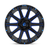 Contra - 20in, Cast Aluminum, Gloss Black Blue Tinted Clear, 20X9, 6X135/5.5, 2mm, 885463866673, SAE J2530 JWL VIA, 885463866673