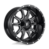 Vandal - 20in, Cast Aluminum, Gloss Black Milled, 20X10, 5X5.5/150, -18mm, 885463863368,, 885463863368