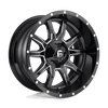 Vandal - 20in, Cast Aluminum, Gloss Black Milled, 20X10, 5X5.5/150, -18mm, 885463863368,, 885463863368