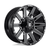 Contra - 20in, Cast Aluminum, Gloss Black Milled, 20X9, 8X180, 20mm, 885463859996, SAE J2530 JWL VIA, 885463859996