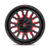 Stroke - 20in, Cast Aluminum, Gloss Black Red Tinted Clear, 20X10, 5X4.5/5.0, -18mm, 885463859033,, 885463859033