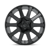 Contra - 20in, Cast Aluminum, Satin Black, 20X9, 8X180, 20mm, 194933070671, SAE J2530 JWL VIA, 194933070671