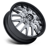 Catalyst Dually - 24in, Fusion Forged, Chrome W/ Gloss Black Lip, 24X8.25, 8X210, 105mm, 194933438631, SAE J2530 JWL VIA, 194933438631