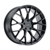 P2B - 18in, Cast Aluminum, Gloss Black, 18X8, 5X4.25, 40mm, 195338032479, 195338032479