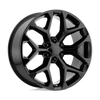 PR176 - 24in, Cast Aluminum, Gloss Black, 24X10, 6X5.5, 24mm, 757558760831, SAE J2530 JWL VIA, 757558760831