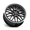 P4C - 18in, Cast Aluminum, Gloss Black W/ Mach Cut Lip, 18X8, 5X115, 40mm, 195338161759, 195338161759