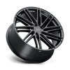 P1C - 17in, Cast Aluminum, Gloss Black, 17X8, 5X105, 40mm, 195338031175, 195338031175
