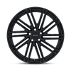 P1C - 17in, Cast Aluminum, Gloss Black, 17X8, 5X105, 40mm, 195338031175, 195338031175