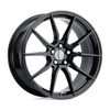 PR193 - 17in, Cast Aluminum, Gloss Black, 17X9, 5X4.5, 24mm, 757558761050, 757558761050