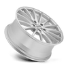 P3A - 18in, Cast Aluminum, Silver W/ Machined Cut Face, 18X8, 5X112, 32mm, 195338032615, 195338032615