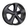 PR170 - 20in, Cast Aluminum, Gloss Black, 20X8, 5X115, 24mm, 757558649471, 757558649471